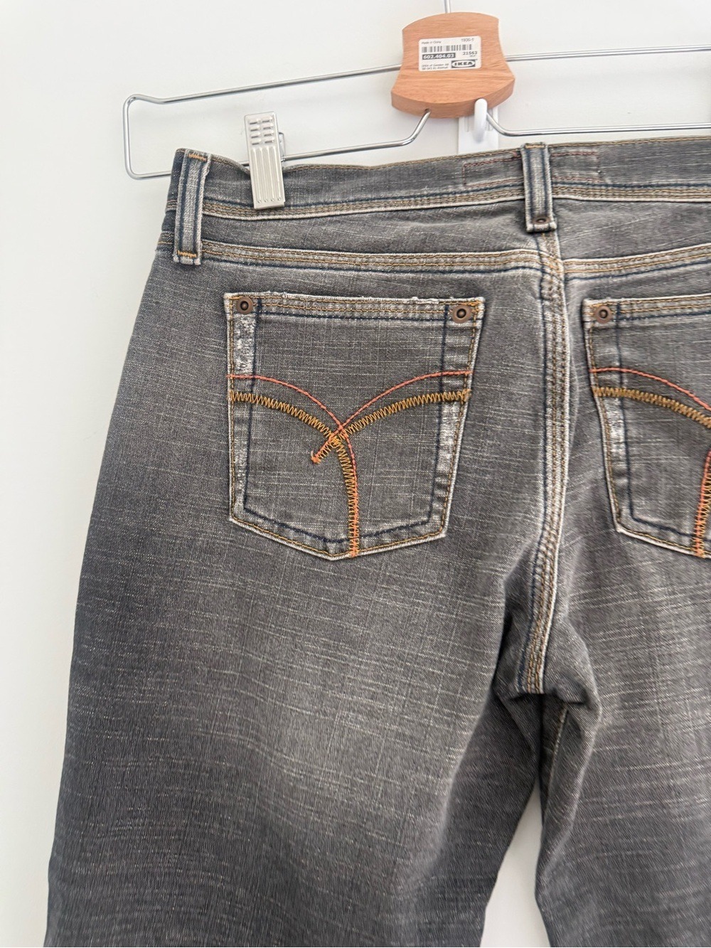 Joe’s Vintage Style Straight Boot Cut Jeans Black Washed Size 29 - Picture 10 of 12